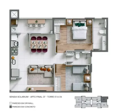 Sensia Solarium - Fase 1 - Torre 2